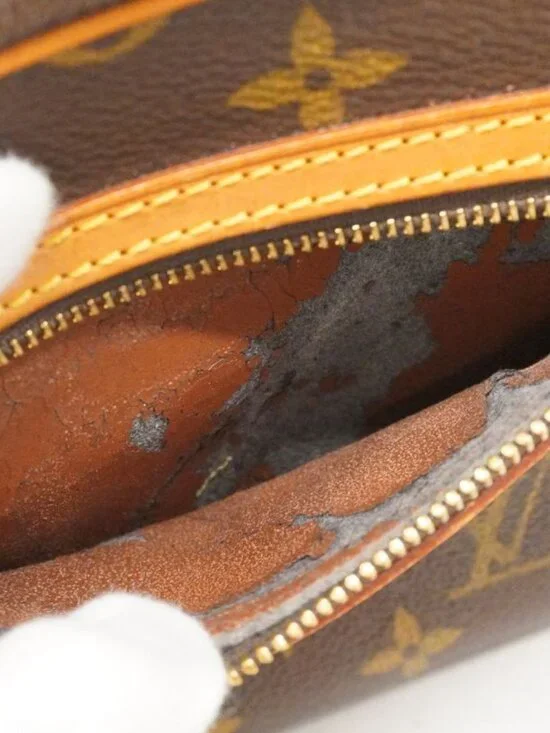 Louis Vuitton Clutch Monogram Marly Dragonne GM Brown - Picture 9 of 10